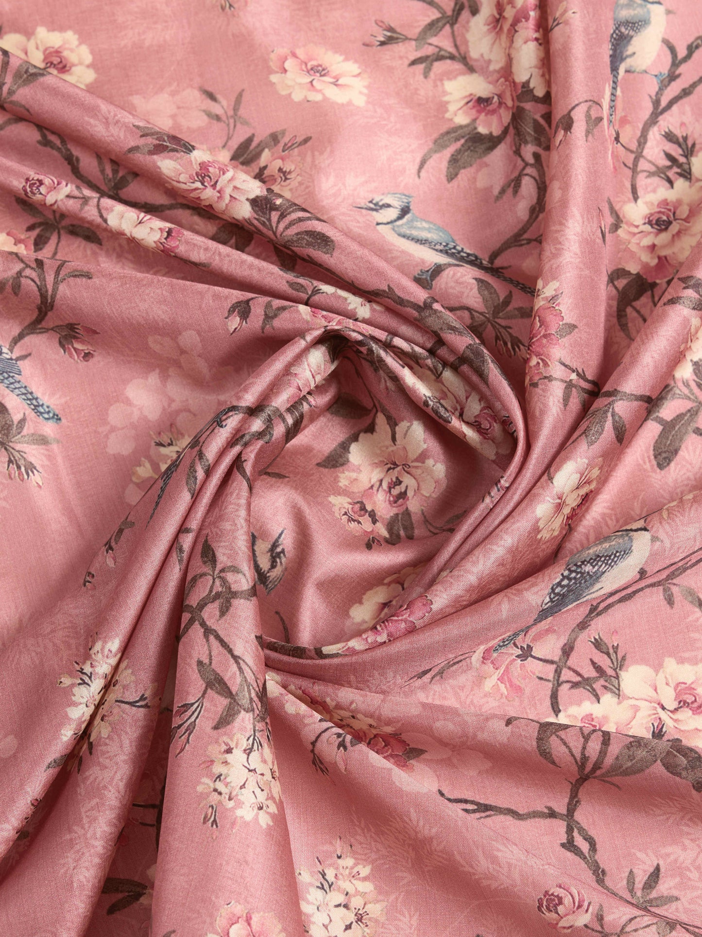 Tussar Silk Printed Saree – Gajari