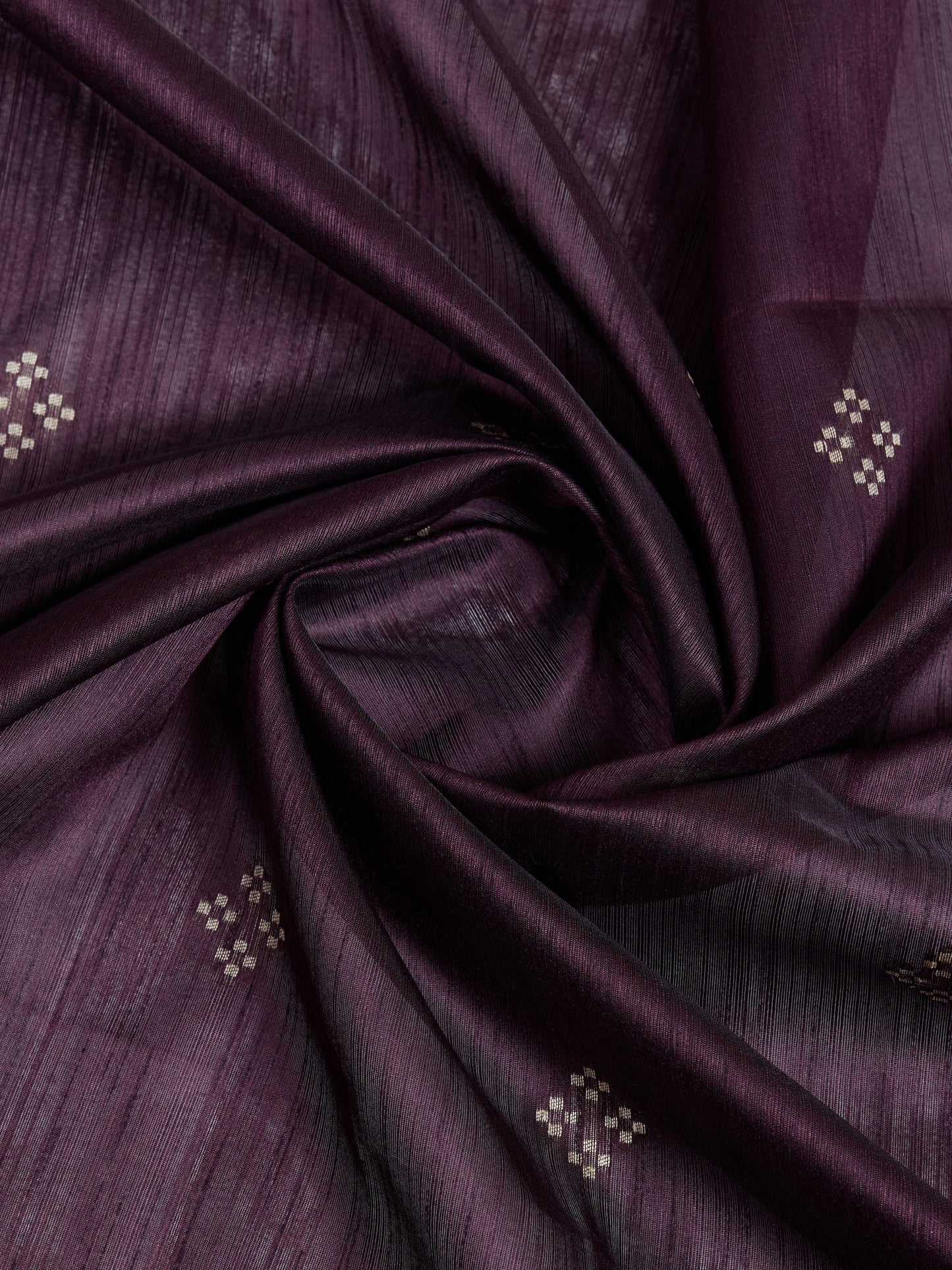 Handloom Silk Printed Designer Saree – Wine